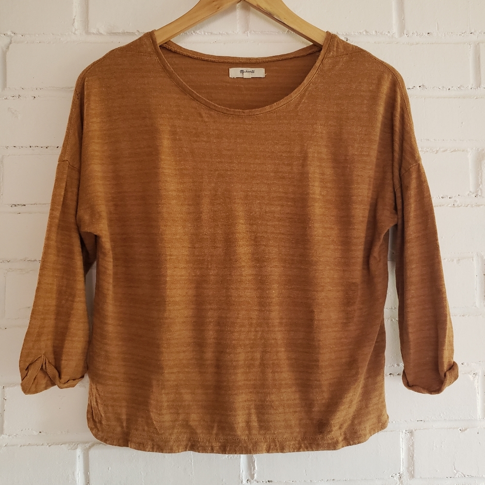 Madewell Hemp and Cotton Boxy Tee